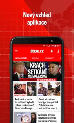 Blesk zprávy, celebrity, spor android App screenshot 9