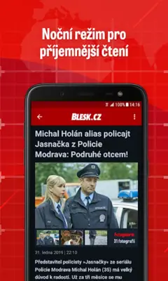 Blesk zprávy, celebrity, spor android App screenshot 5