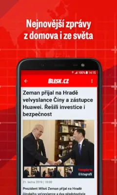 Blesk zprávy, celebrity, spor android App screenshot 7